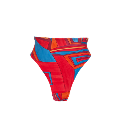 Solstice high waisted bottoms Caribe - itsavswim.com